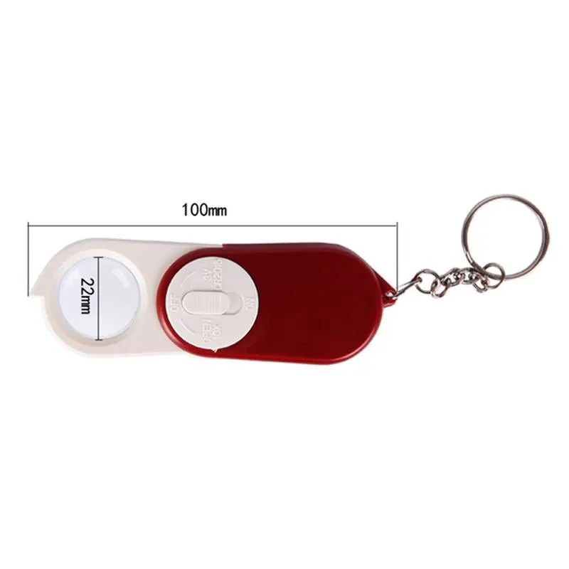 10x Pocket Magnifier with LED Light | Best for Reading