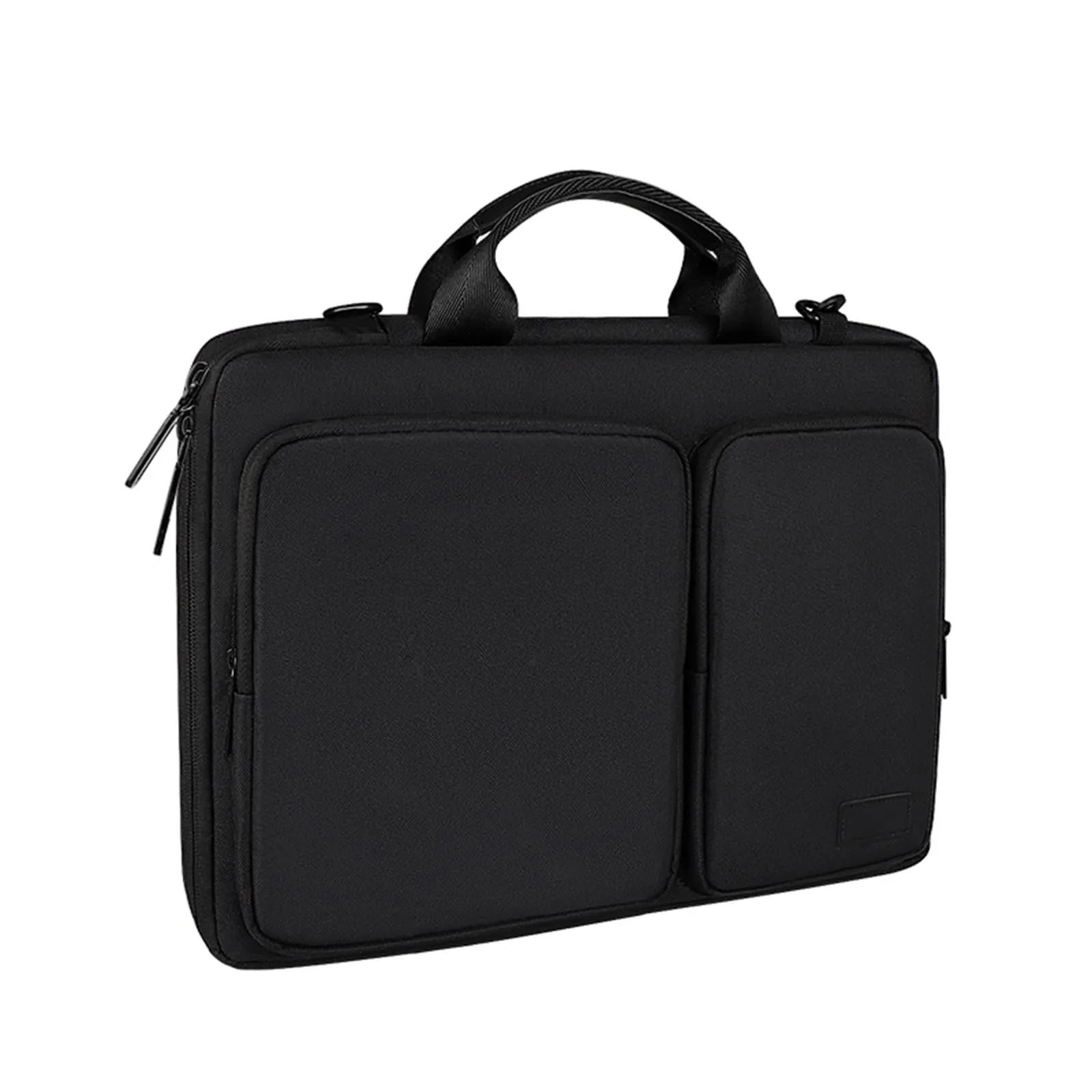 15.6 Inch Thickened Polyester Laptop Bag | Black