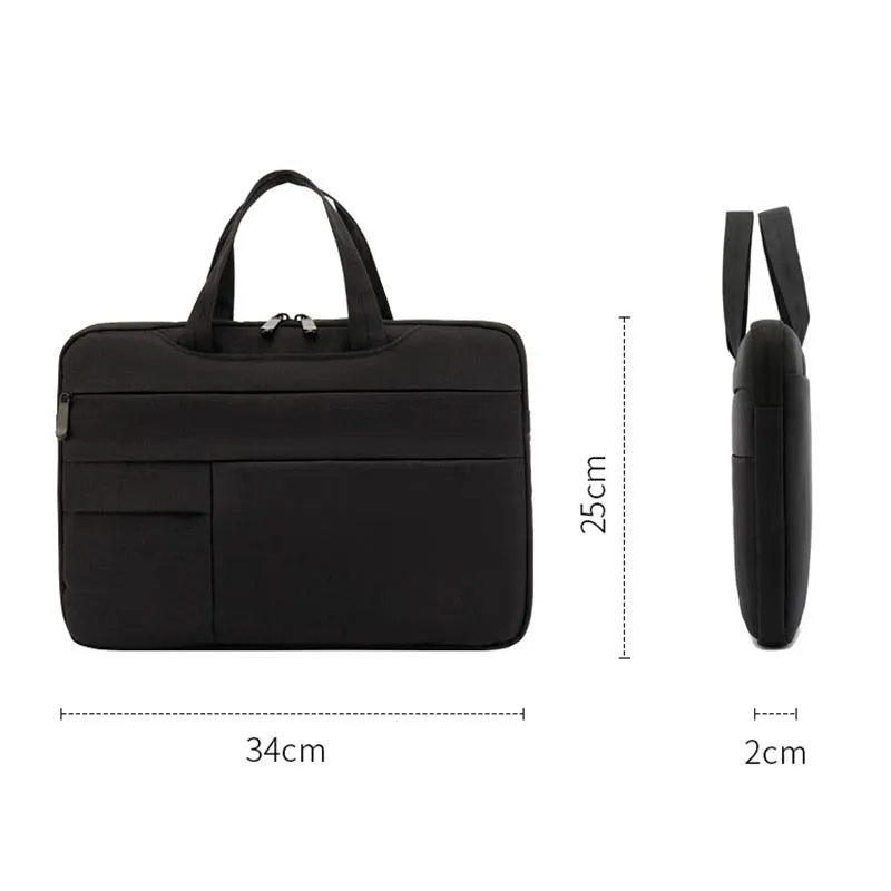 15.6 Inch Waterproof Laptop Handbag in Oxford Cloth | Grey