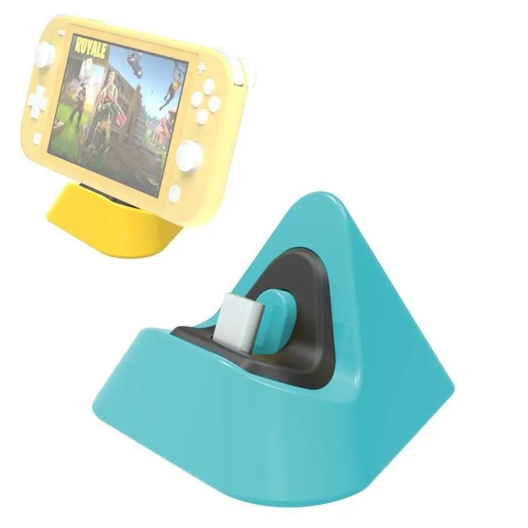 2-Pack Portable Triangle Charger | For Nintendo Switch / Lite | Yellow