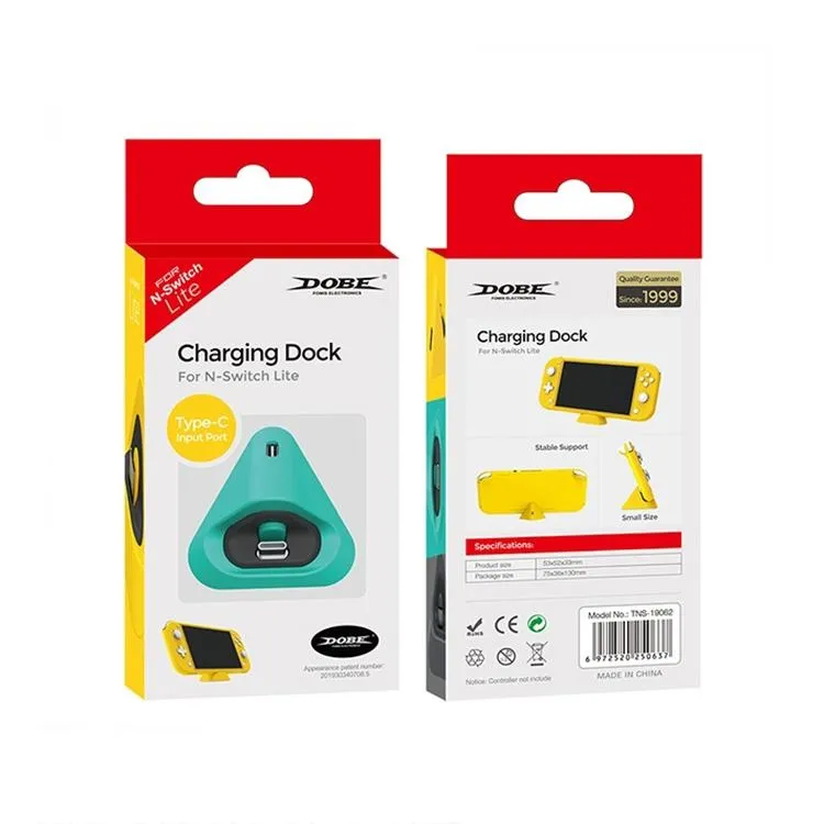 2-Pack Portable Triangle Charger | For Nintendo Switch / Lite | Yellow