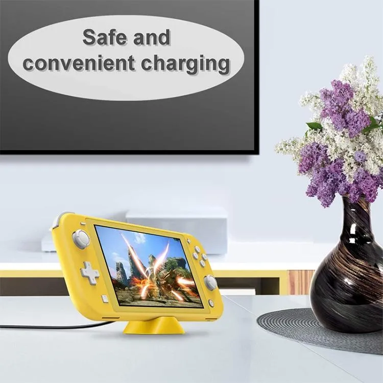 2-Pack Portable Triangle Charger | For Nintendo Switch / Lite | Yellow