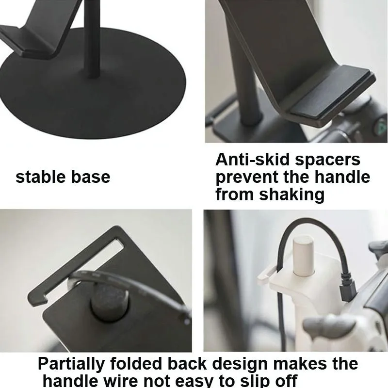 3-Tier Desktop Gamepad & Headphone Storage Rack | White