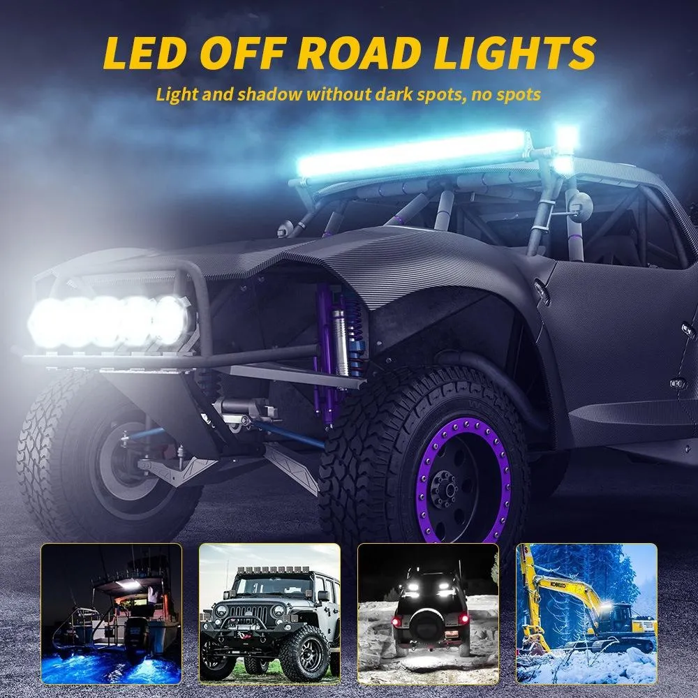 4 Inch 18W LED Work Light | 9-80V | 36 LEDs | 6000K White Light