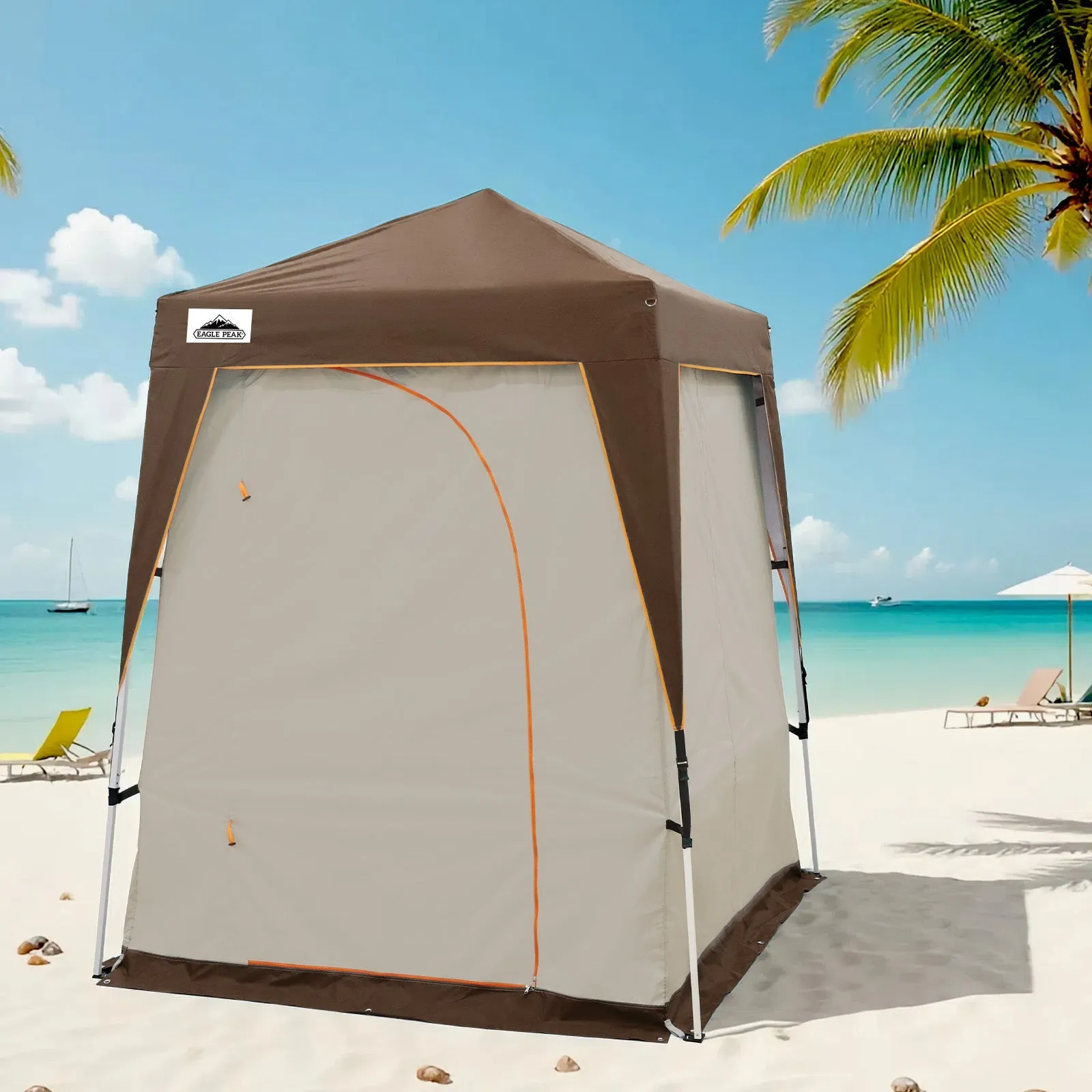 6x6 Pop Up Privacy Tent with Ground Mat