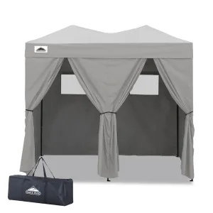 8x4 Outdoor Changing Room, 2 Room Pop Up Portable Changing Room