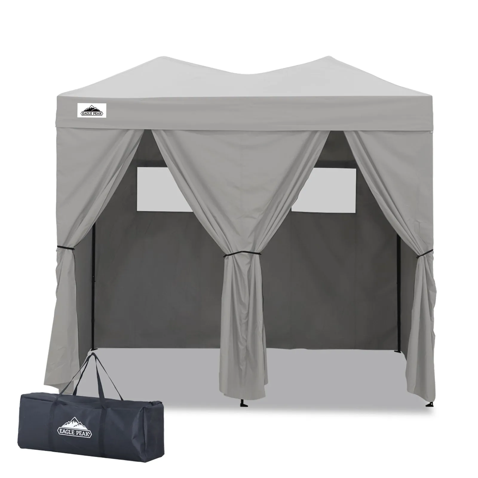 8x4 Outdoor Changing Room, 2 Room Pop Up Portable Changing Room