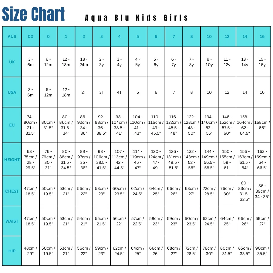 Aqua Blu Kids Swim Nappy AG24018FL - Flutter