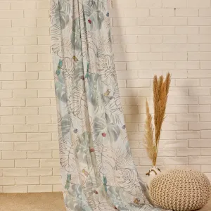 Baby It's A Wild World Sheer Curtain Fabric