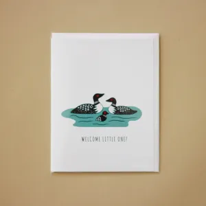 Baby Loon - Welcome Little One Card