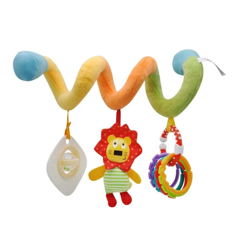Baby Spiral Rattles Mobiles Soft Infant Crib Bed Stroller Toy For Newborns Car Seat Educational Towel Bebe Toys 0-12 Months