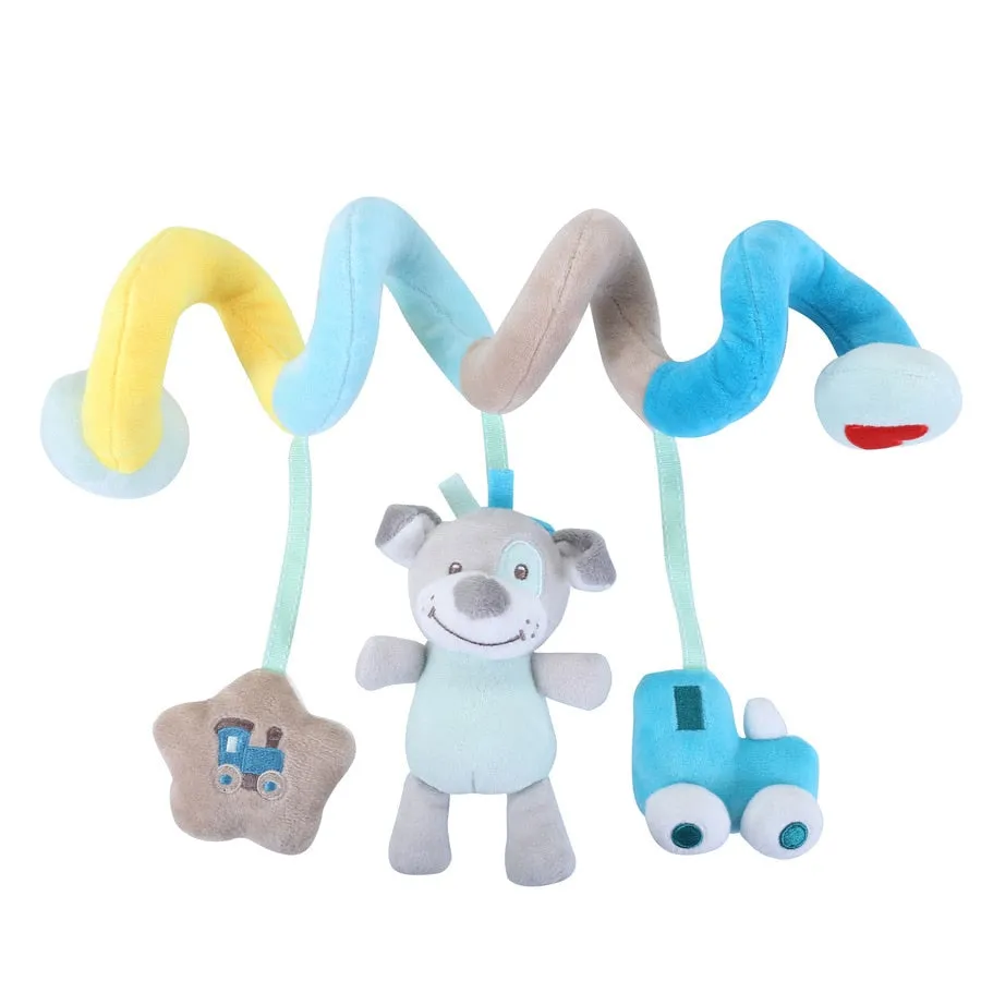 Baby Spiral Rattles Mobiles Soft Infant Crib Bed Stroller Toy For Newborns Car Seat Educational Towel Bebe Toys 0-12 Months
