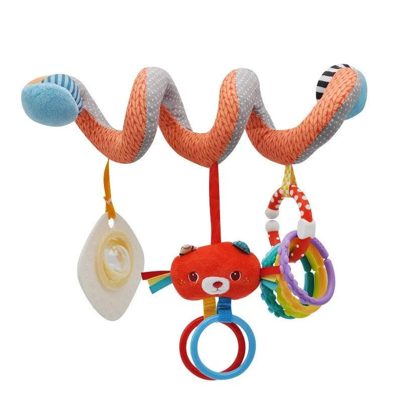 Baby Spiral Rattles Mobiles Soft Infant Crib Bed Stroller Toy For Newborns Car Seat Educational Towel Bebe Toys 0-12 Months