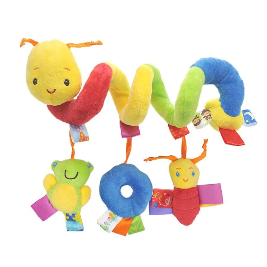 Baby Spiral Rattles Mobiles Soft Infant Crib Bed Stroller Toy For Newborns Car Seat Educational Towel Bebe Toys 0-12 Months