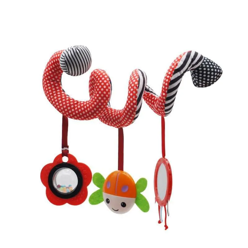 Baby Spiral Rattles Mobiles Soft Infant Crib Bed Stroller Toy For Newborns Car Seat Educational Towel Bebe Toys 0-12 Months