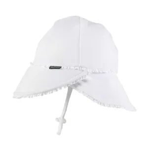 Bedhead Legionnaire Hat Ruffle Trim - White
