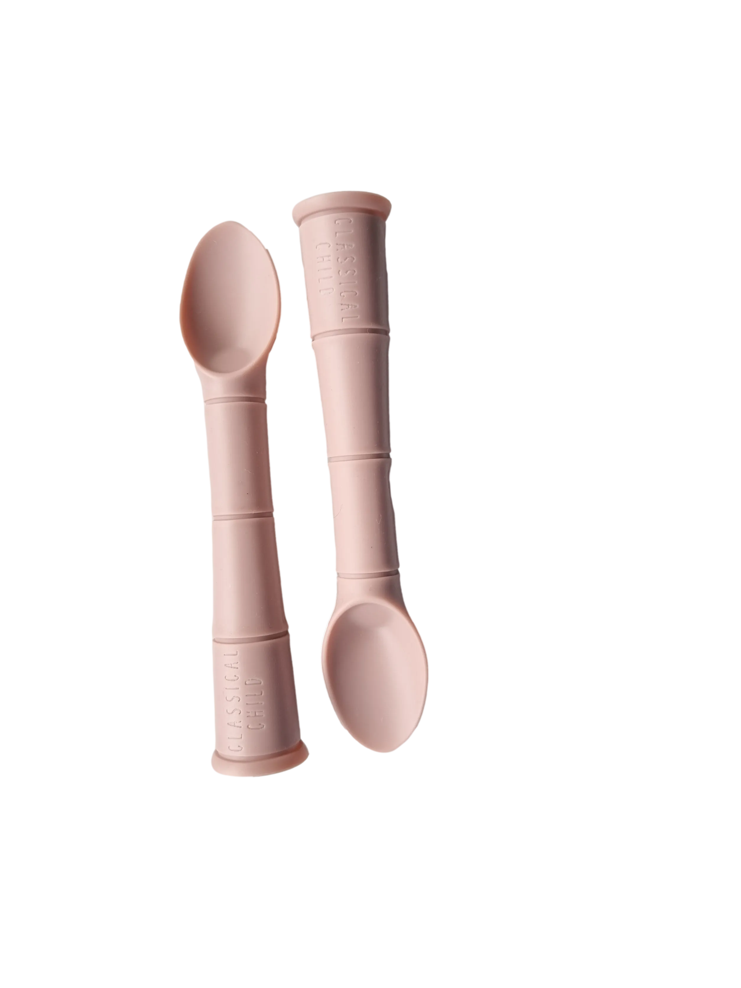 Blush Silicone Beginner Baby Spoon 2 Pack
