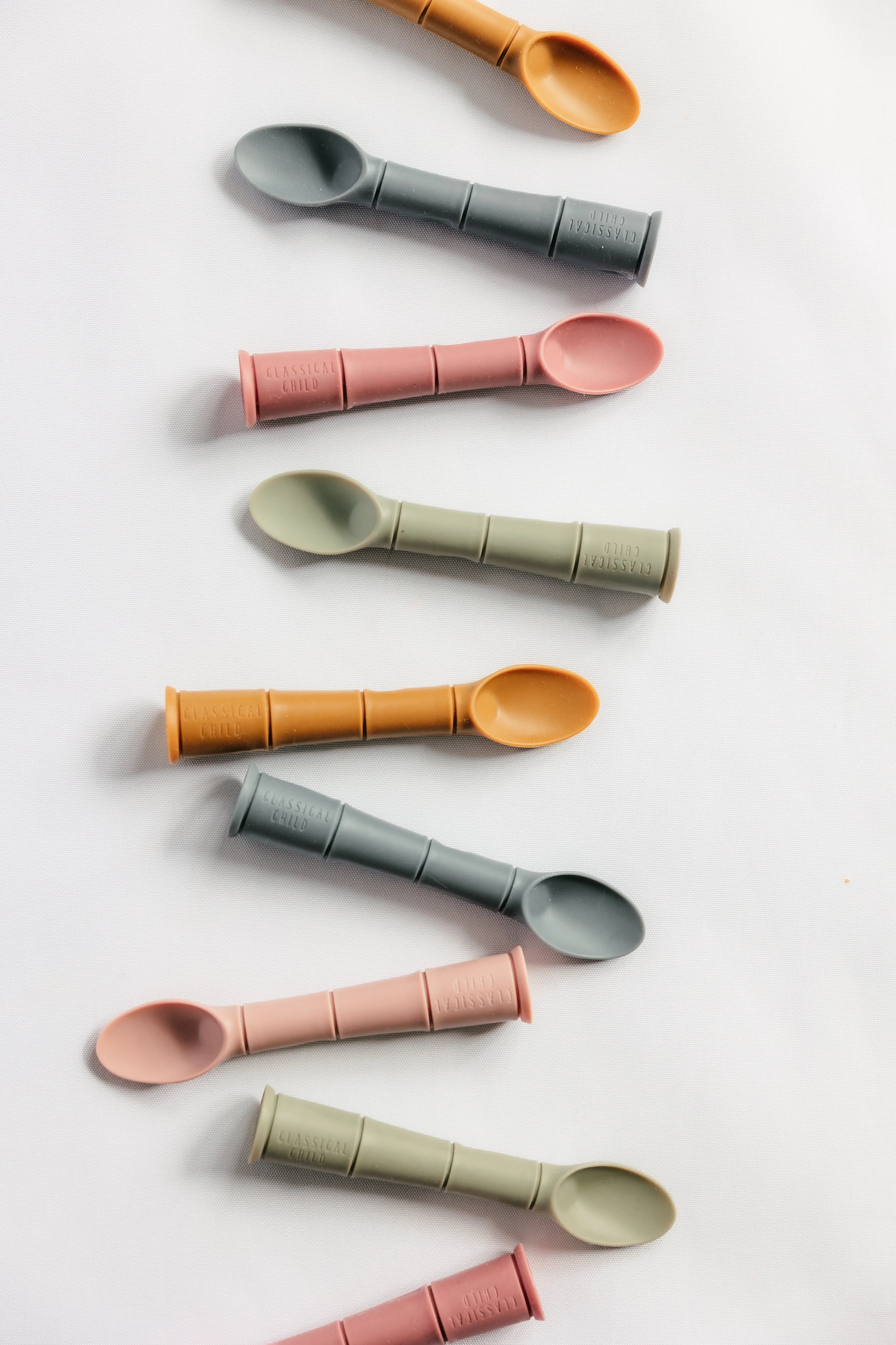 Blush Silicone Beginner Baby Spoon 2 Pack