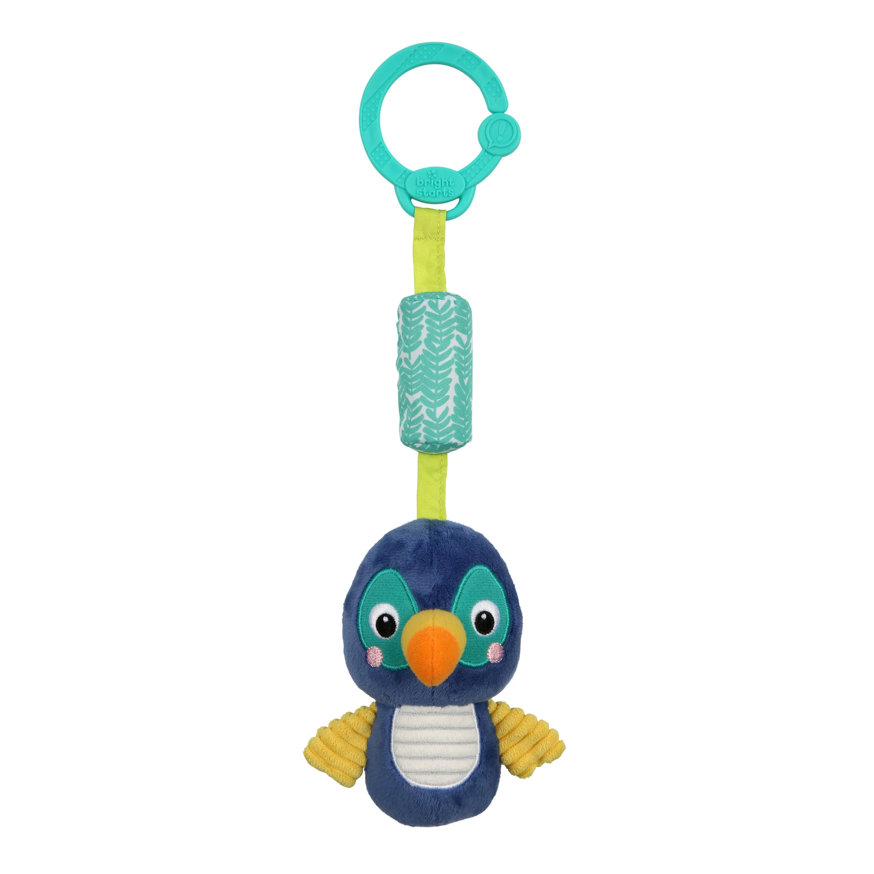 Bright Starts Chime Along Friends On-the-Go Take-Along Toy, Toucan