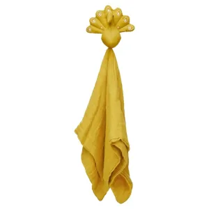 Cam Cam Copenhagen - Peacock Cuddle Cloth / Muslin-  Mustard