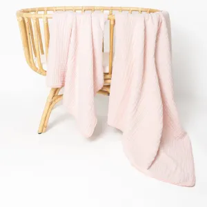 Cloud Muslin Quilt, Blush