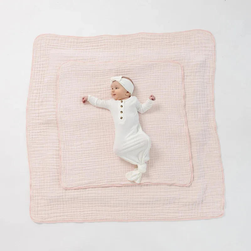 Cloud Muslin Quilt, Blush