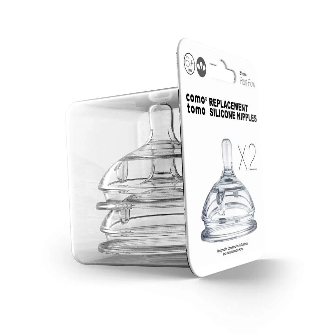 Comotomo - Natural Teat Silicone Nipples