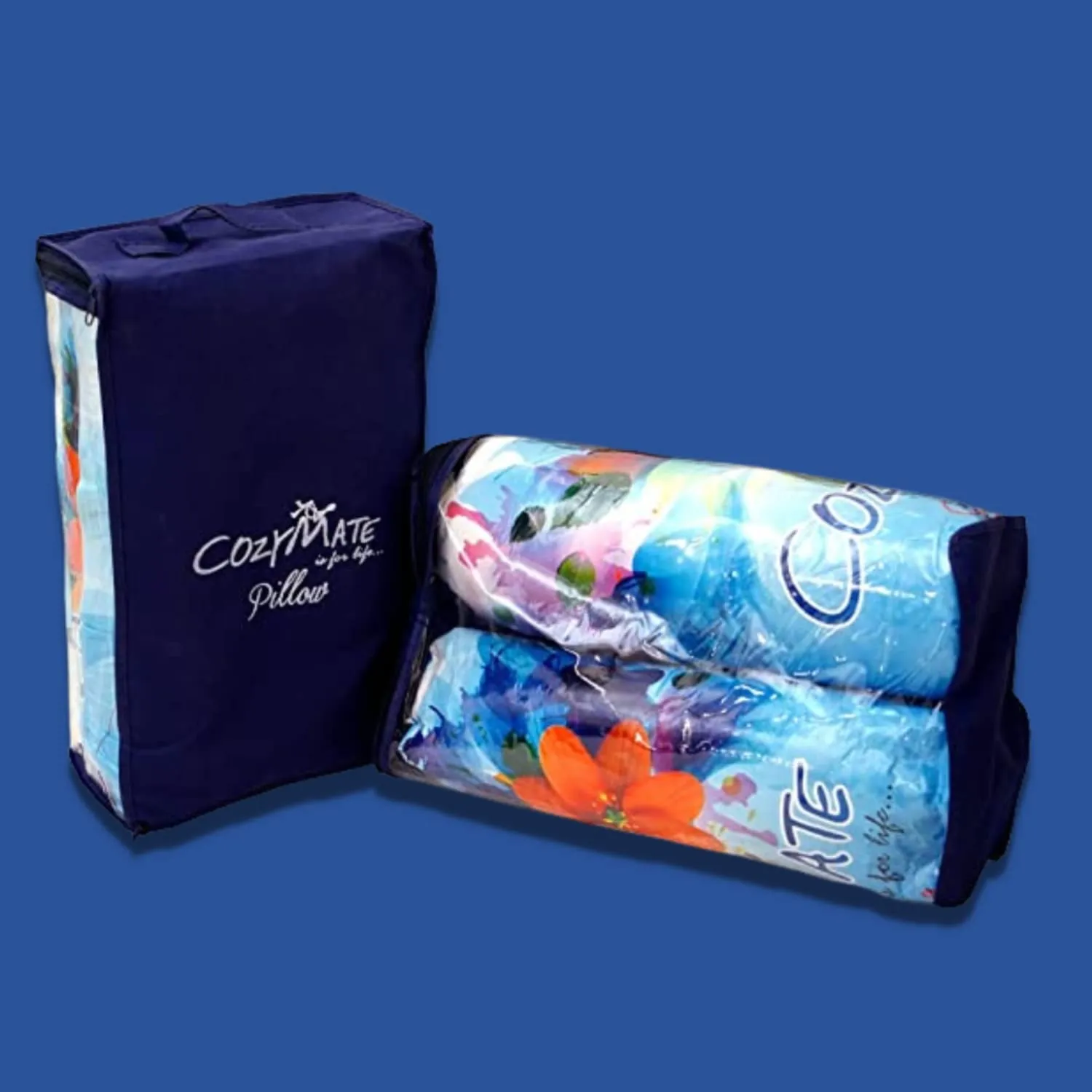 Cozymate Cotton Foam Pillow, SoftyFoam for Neck Relief and Shoulder Relief (21x13x3.5inch)