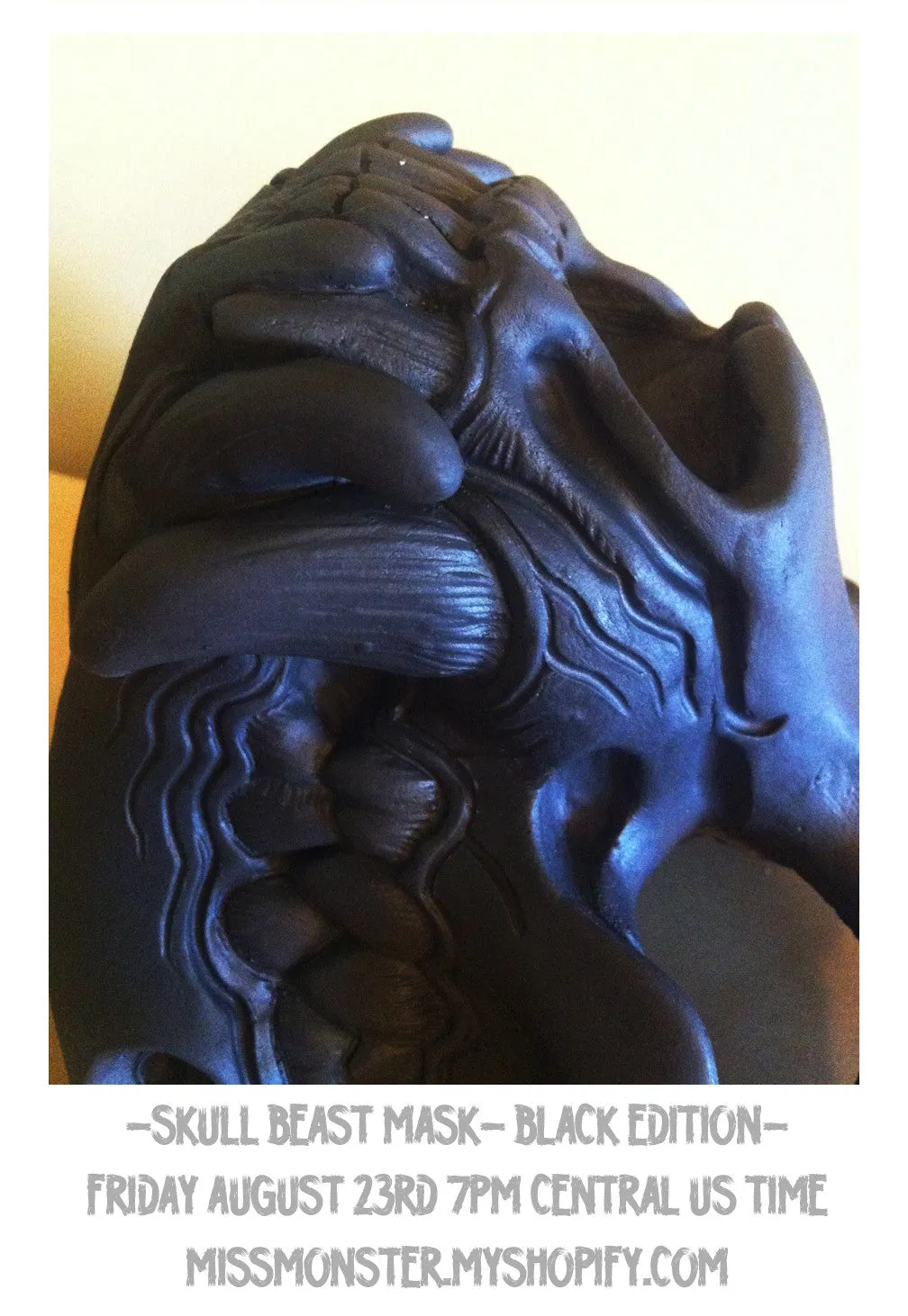DIY BLACK 2ND EDITION SKULL BEAST MASK- PRE ORDER