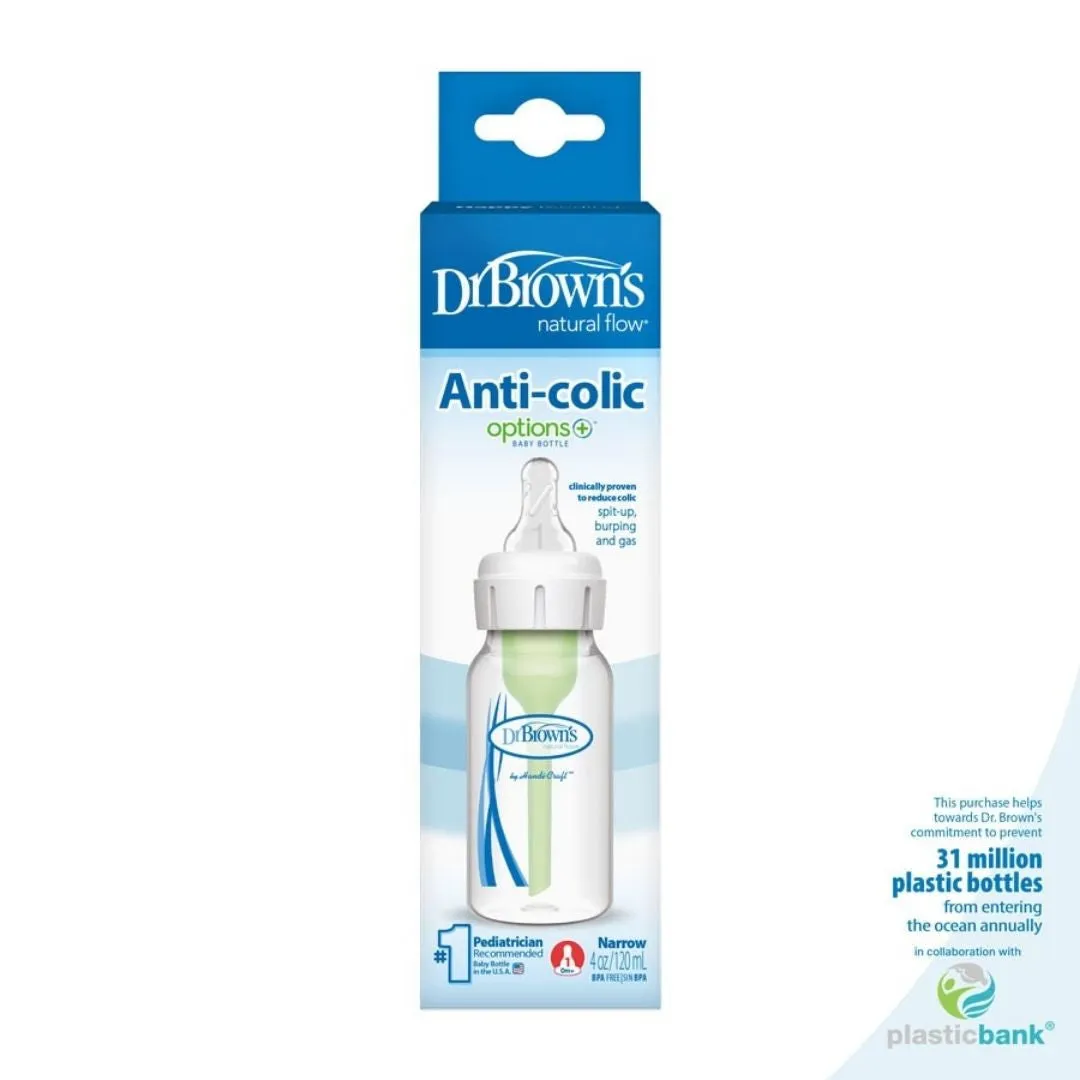 Dr. Brown's Options Narrow Neck Anti-Colic Bottle (120ml)