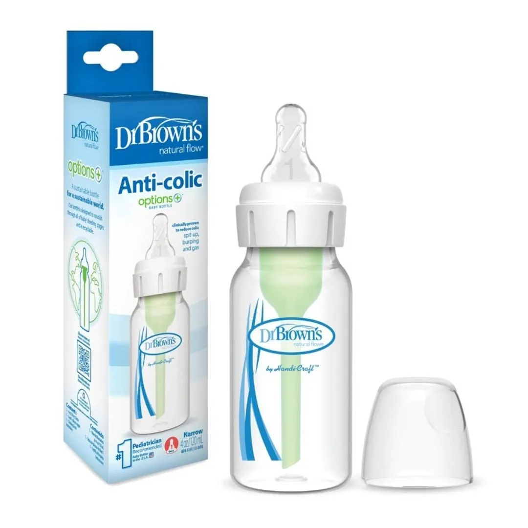 Dr. Brown's Options Narrow Neck Anti-Colic Bottle (120ml)