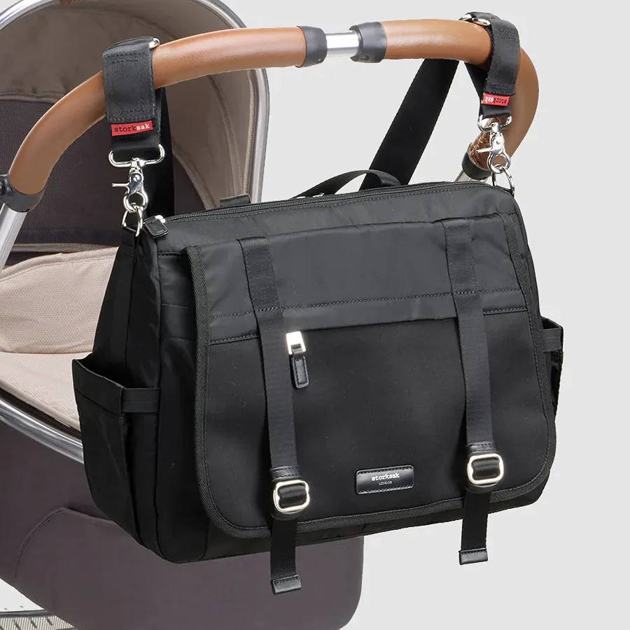 Eco Blake Diaper Bag - Black
