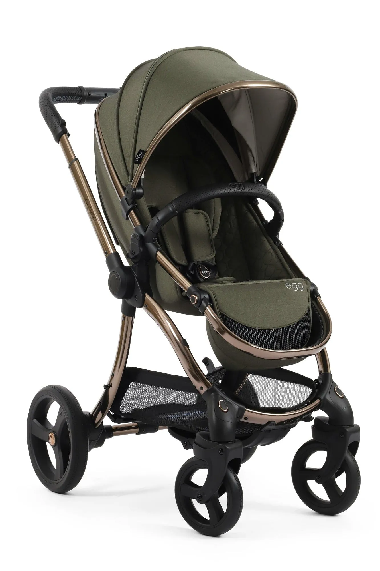 Egg 3 Stroller and Carrycot - Hunter Green