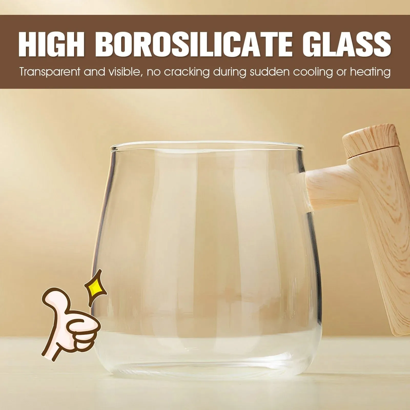 Electric Self Stirring Coffee Mug with Handle