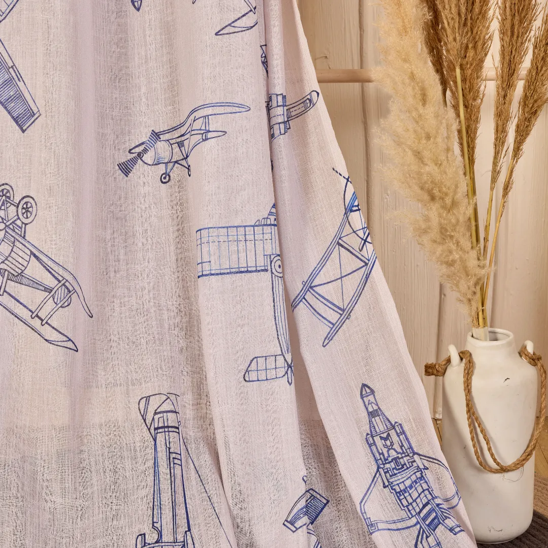 Fly Away With MeSheer Curatin Fabric