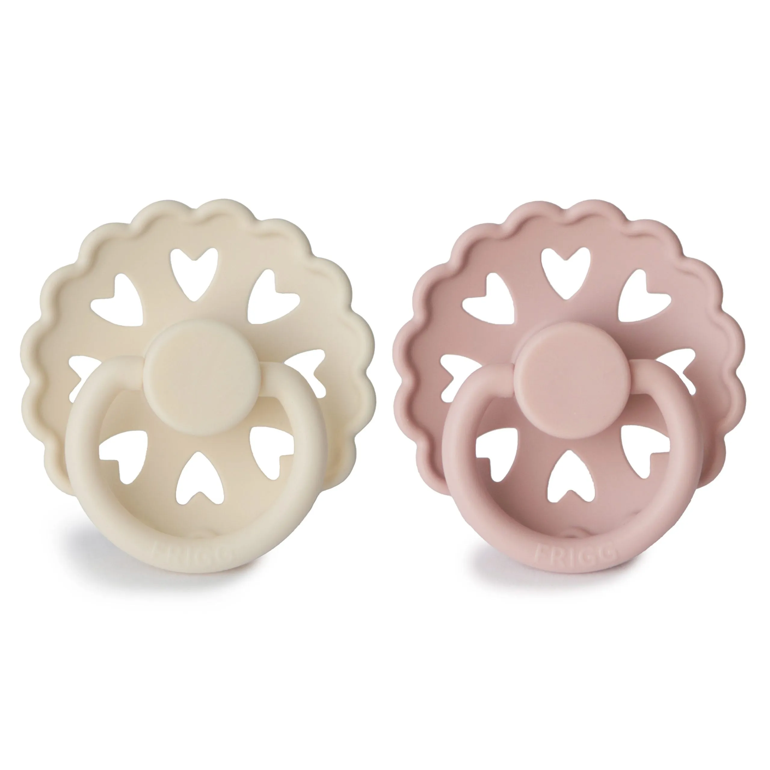 FRIGG Andersen Silicone Baby Pacifier (Cream / Blush)