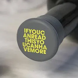 IFYOUCANREADTHISYOUCANHAVEMORE Wine Cap