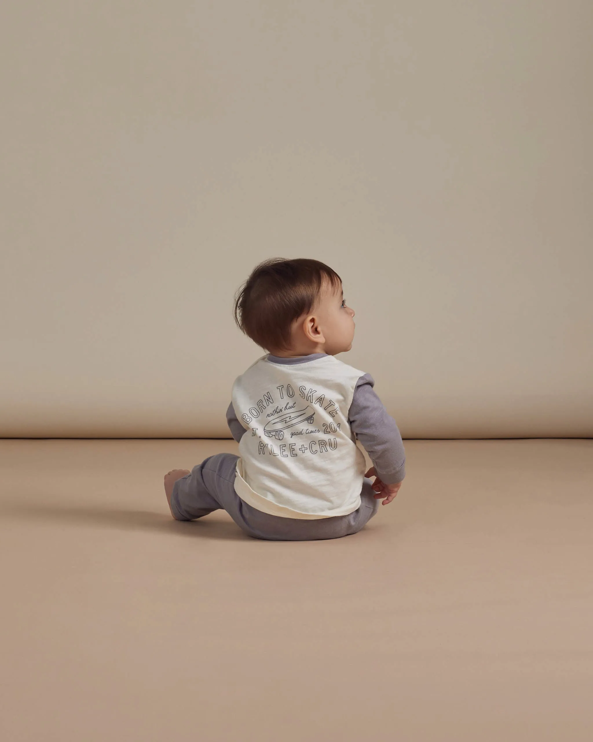 long sleeve skater tee || born to skate
