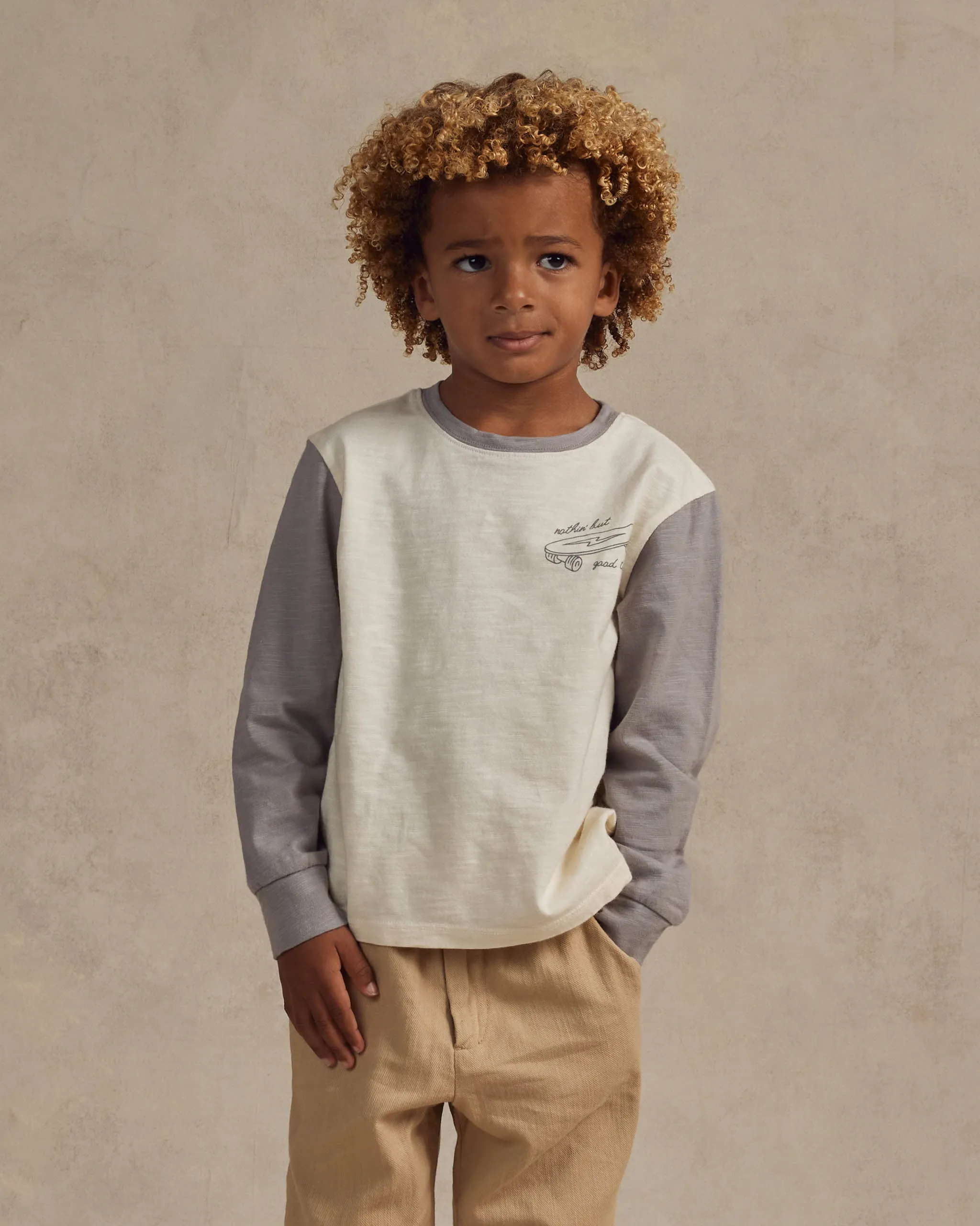 long sleeve skater tee || born to skate