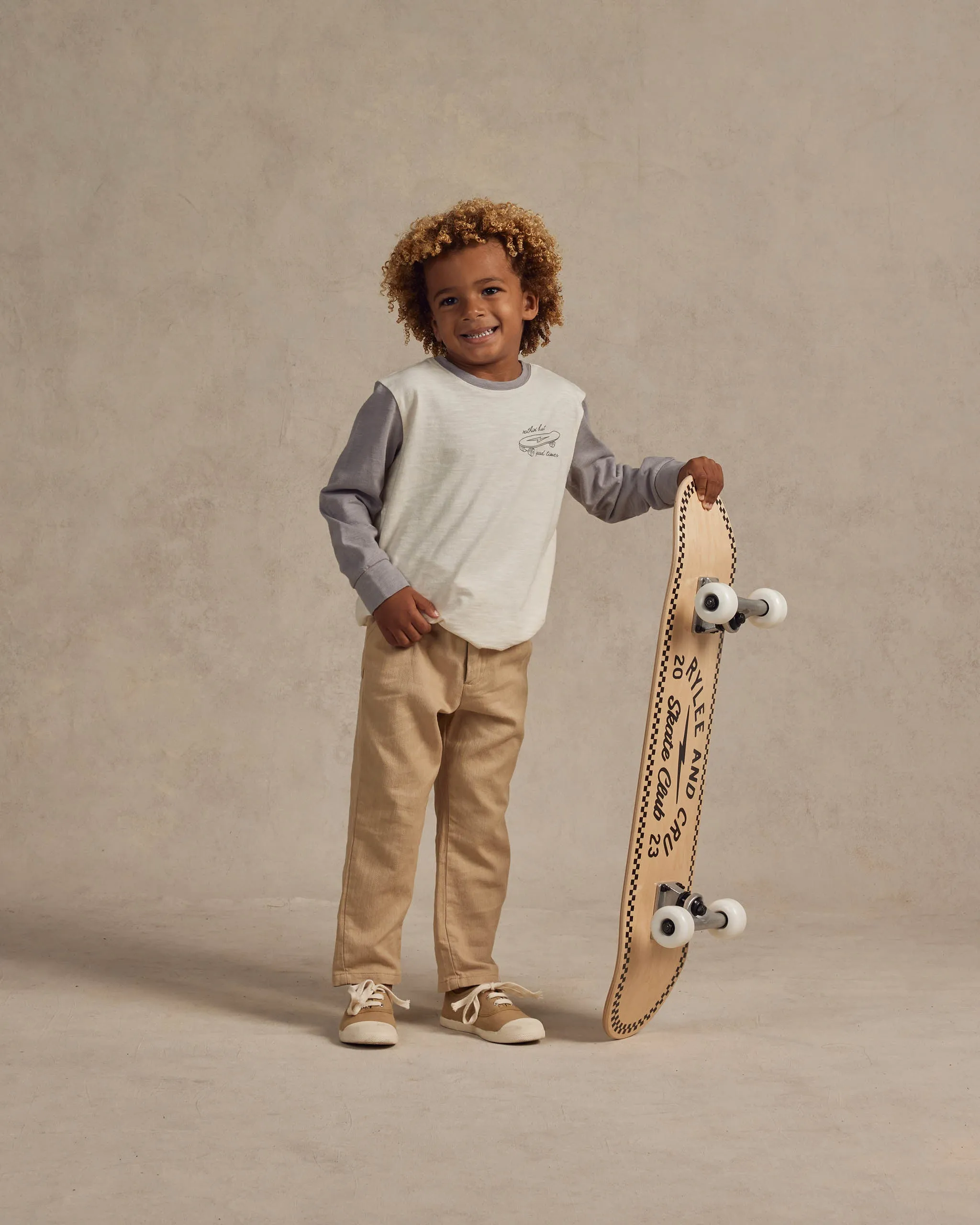 long sleeve skater tee || born to skate