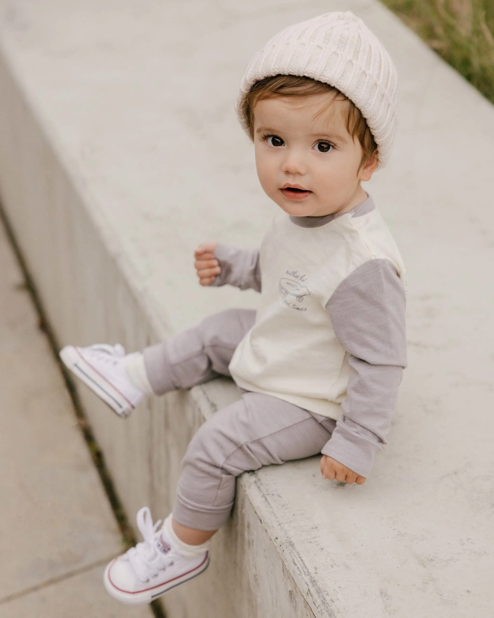 long sleeve skater tee || born to skate