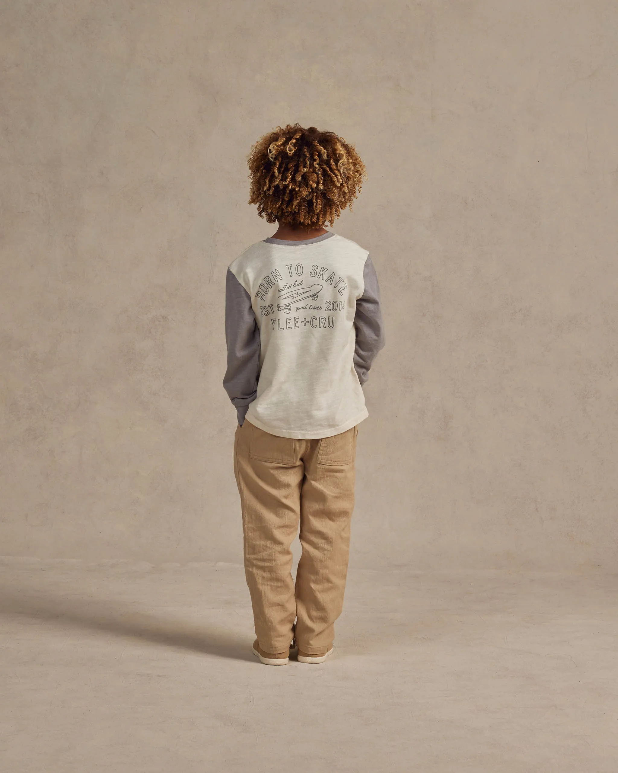 long sleeve skater tee || born to skate