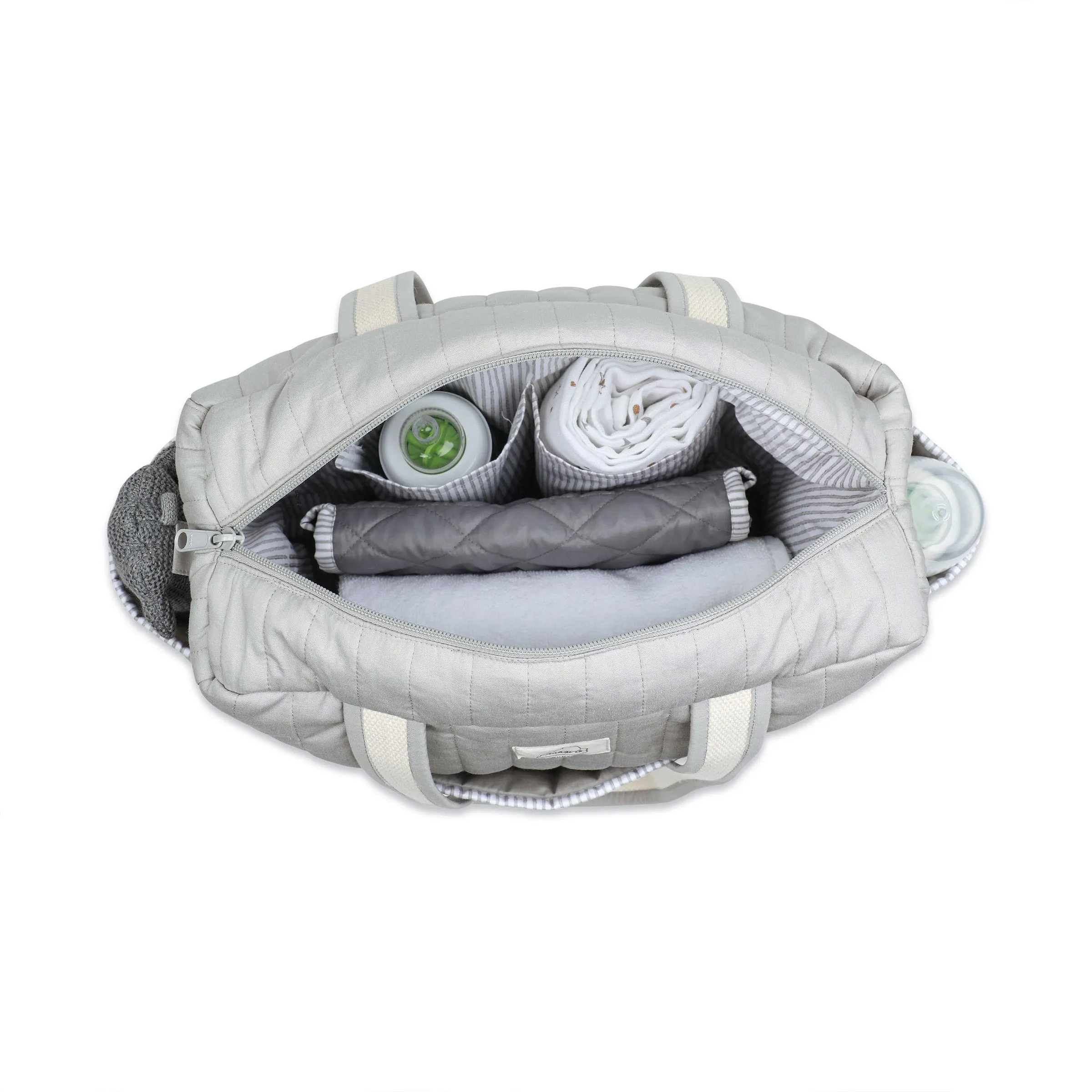 Masilo Organic Cotton Changing Bag  Grey