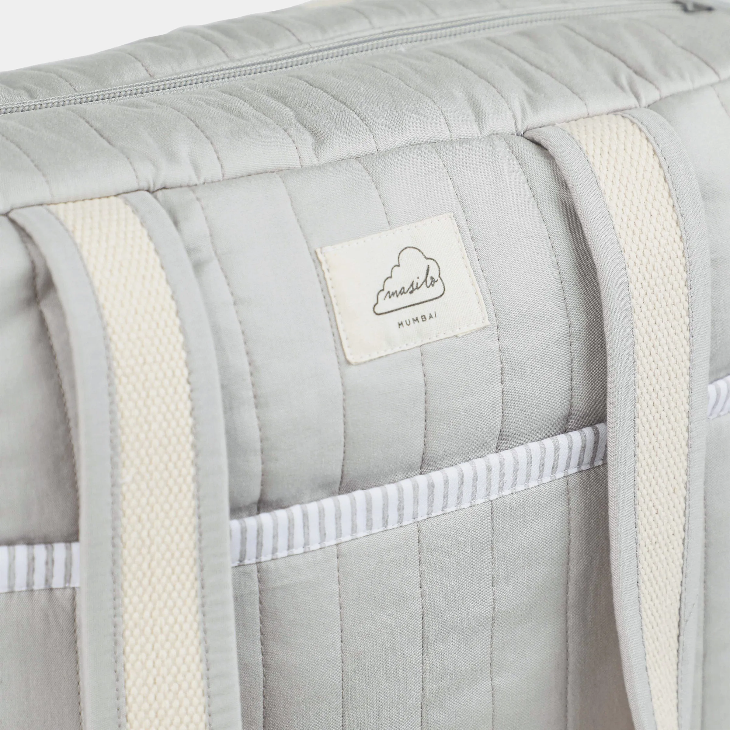Masilo Organic Cotton Changing Bag  Grey