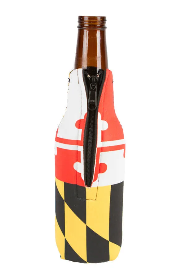 MD Flag Full Wrap Bottle Holder