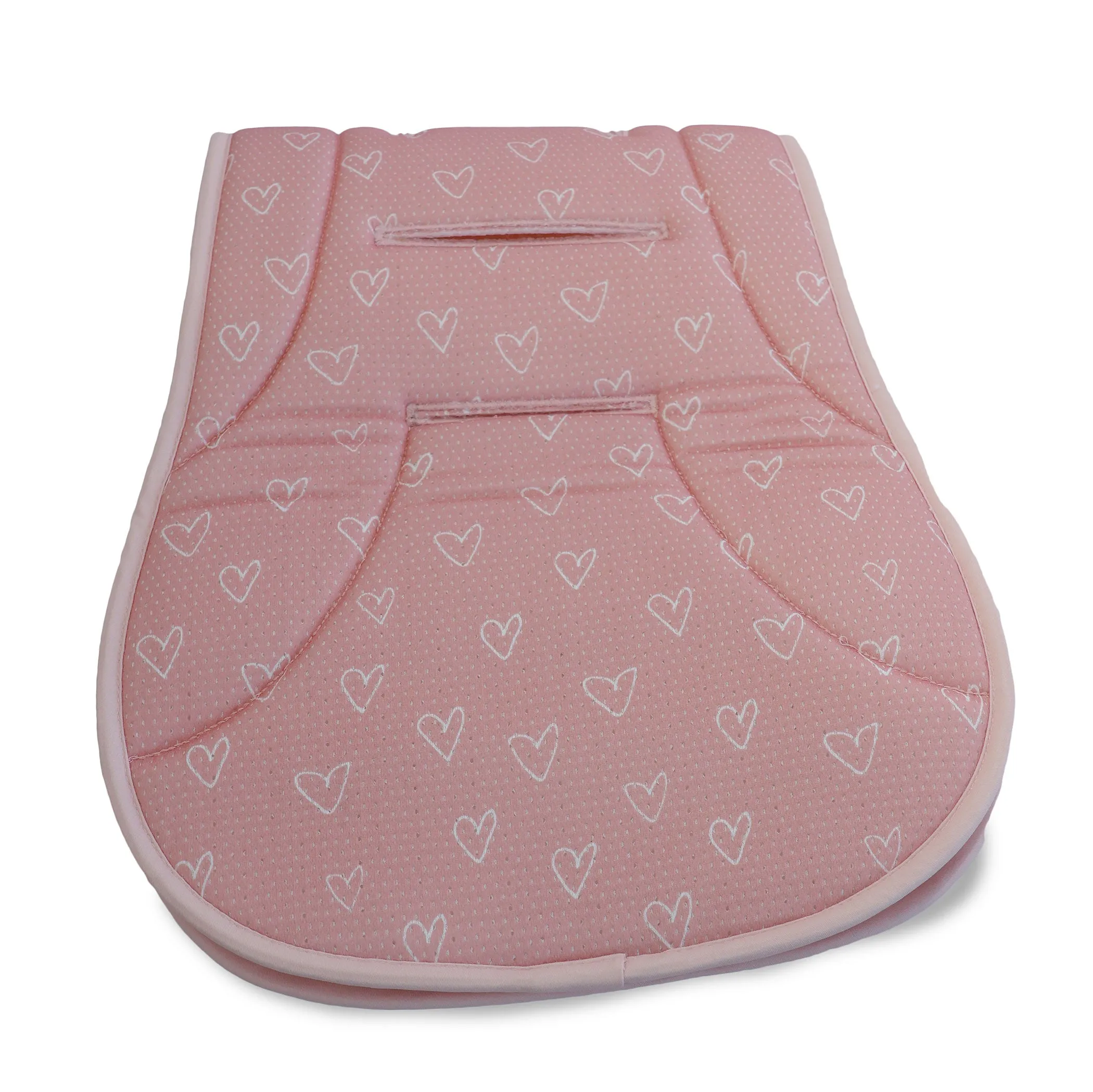 Nordic AIR  Reversible Pram Liner - Berry/Rose