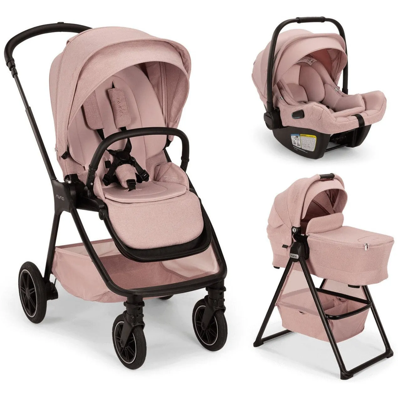 Nuna TRIV Next   Pipa Aire RX   Lytl Bassinet Bundle | Thistle Collection