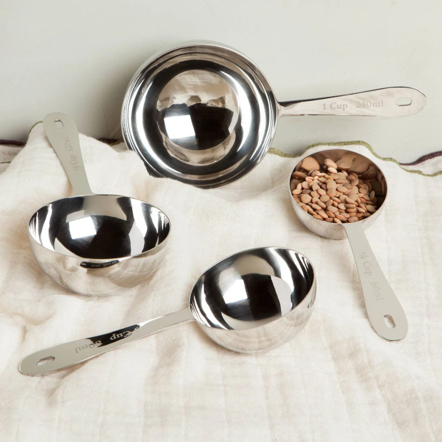 Stainless Steel Measuring Cups Set of 4